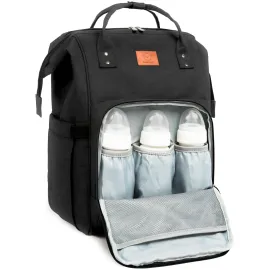 KeaBabies Baby Diaper Bag Backpack - Large Baby Bag for Boys, Girls, Waterproof Multi Function Travel Diaper Backpack with Changing Pad, Durable Travel Essentials for Moms and Dads (Trendy Black) KeaBabies Baby Diaper Bag Backpack - Large Baby Bag for Boys, Girls, Waterproof Multi Function Travel Diaper Backpack with Changing Pad, Durable Travel Essentials for Moms and Dads (Trendy Black)