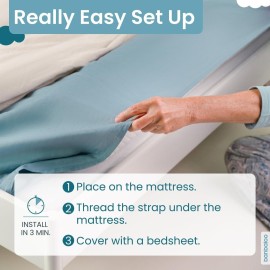 BANBALOO | Bed Bumper for Toddlers 53 | Bed Rails for Queen, King, Twin, Full-Size Bed | Toddler Bed Bumper | Bumpers for Bed | Bed Rail for Toddlers | Bed Barrier for Toddler | Foam Bumper BANBALOO | Bed Bumper for Toddlers 53 | Bed Rails for Queen, King, Twin, Full-Size Bed | Toddler Bed Bumper | Bumpers for Bed | Bed Rail for Toddlers | Bed Barrier for Toddler | Foam Bumper