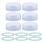 Maymom Travel Bottle Caps Compatible with Avent Bottle; Cap Replace Avent Natural Bottle Screw Ring n Sealing Disc; Fit Avent Anti-Colic Polypropylene, Glass Bottle, Avent PP, Bottle Lids Replacement