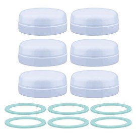 Maymom Travel Bottle Caps Compatible with Avent Bottle; Cap Replace Avent Natural Bottle Screw Ring n Sealing Disc; Fit Avent Anti-Colic Polypropylene, Glass Bottle, Avent PP, Bottle Lids Replacement