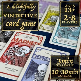 Pillbox Games Side Effects: Unleash The Fun & Chaos Using Therapy & Medication in This Hit Card Game for 2 to 8 Players Pillbox Games Side Effects: Unleash The Fun & Chaos Using Therapy & Medication in This Hit Card Game for 2 to 8 Players