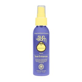 Sun Bum Blonde Tone Enhancer - Neutralizes Brass and Enhances Color and Shine of Blonde Hair - Protecting Toner against UV Rays - Made Without Parabens and Cruelty Free - 4 oz