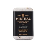 Mistral Mezcal Lime Luxury Bar Soap for Men | Mens Natural Soap Bar | Paraben, Phthalates Free | Moisturizing & Triple-Milled Natural Soap for Men - Made in France | Large, 8.8 oz