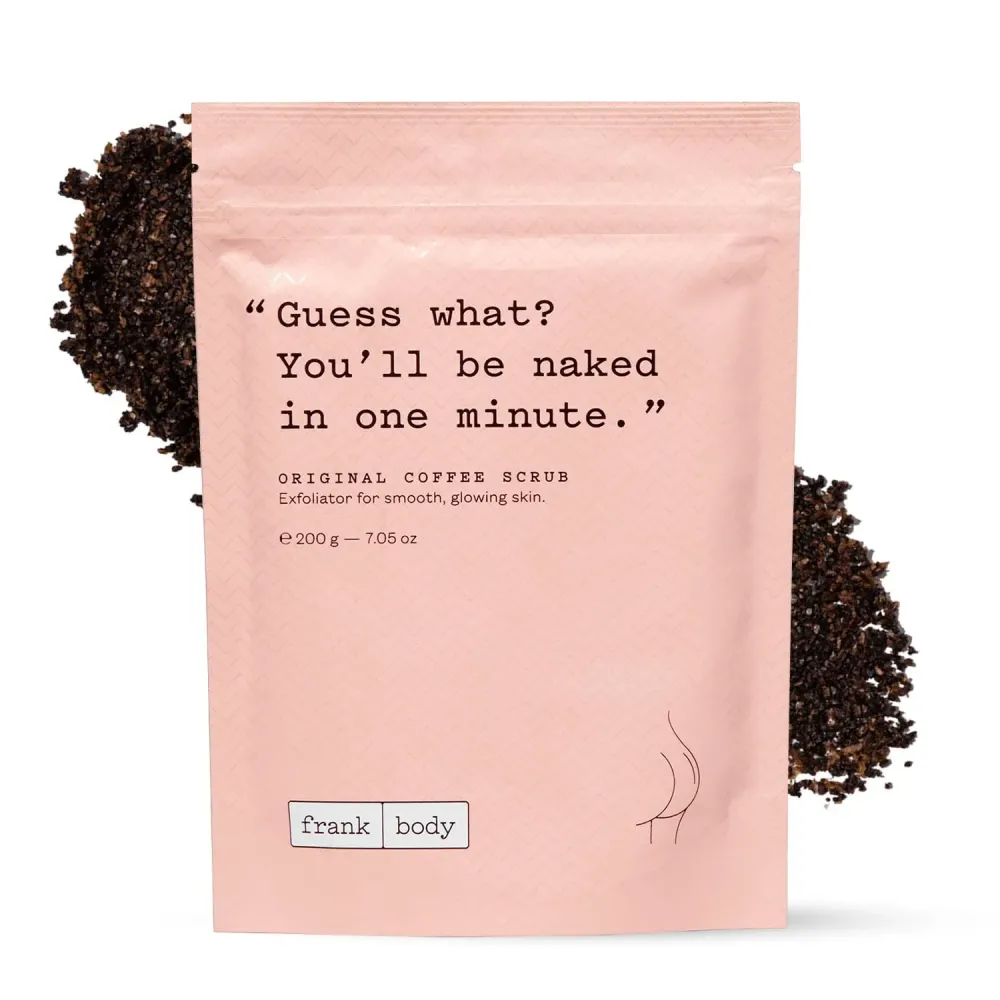 Frank Body Original Coffee Scrub, 7.05oz | Natural & Cruelty Free Exfoliating Body Scrub | Hydrating Vegan Scrub Skin Care For Stretch Marks, Acne, Cellulite | 1ct Frank Body Original Coffee Scrub, 7.05oz | Natural & Cruelty Free Exfoliating Body Scrub | Hydrating Vegan Scrub Skin Care For Stretch Marks, Acne, Cellulite | 1ct