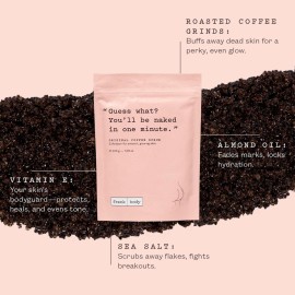 Frank Body Original Coffee Scrub, 7.05oz | Natural & Cruelty Free Exfoliating Body Scrub | Hydrating Vegan Scrub Skin Care For Stretch Marks, Acne, Cellulite | 1ct Frank Body Original Coffee Scrub, 7.05oz | Natural & Cruelty Free Exfoliating Body Scrub | Hydrating Vegan Scrub Skin Care For Stretch Marks, Acne, Cellulite | 1ct