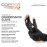 Copper Fit Standard Compression Gloves, Black, Small/Medium