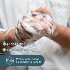 Crate 61 Organics, Handmade in Canada, Plant Based Cold Process Natural Bar Soap For Face And Body, With Premium Essential Oils, For Men And Women 3 Pack (Alpine & Spice) Crate 61 Organics, Handmade in Canada, Plant Based Cold Process Natural Bar Soap For Face And Body, With Premium Essential Oils, For Men And Women 3 Pack (Alpine & Spice)