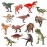 UPINS Dianosaur Stickers for Kids, 14 Different Sheets 200+ Counts 3D Puffy Stickers Craft Scrapbooking for Children Dinosaur Lovers