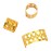 Tbestmax 200 pcs Dreadlocks Beads Hair Braid Rings Clips Dread Locks Hair Braiding Metal Cuffs Decoration/Accessories Jewelry, Silver and Gold
