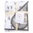 Burt\'s Bees Baby Infant Reversible Blankets 100% Organic Cotton GOTS Certified - Pine Forest Prints with Quilting Pattern Soft Nursery Blanket with 100% Polyester Fill for Size 30 x 40 Inch