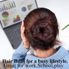 TsMADDTs Donut Bun Maker, 3PCS Hair Bun Maker with 20PCS Bobby Pins Blonde for Ballet Styling