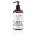 tgin Miracle RepaiRx Protective Leave In Conditioner for Curly, Coily, and Wavy Hair, with Biotin and Black Castor Oil, Repairs and Restores Damaged, Color-Treated Hair, 13 oz
