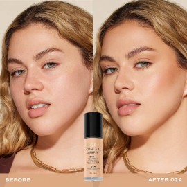 Milani Conceal + Perfect 2-in-1 Foundation + Concealer - Creamy Natural (1 Fl. Oz.) Cruelty-Free Liquid Foundation - Cover Under-Eye Circles, Blemishes & Skin Discoloration for a Flawless Complexion Milani Conceal + Perfect 2-in-1 Foundation + Concealer - Creamy Natural (1 Fl. Oz.) Cruelty-Free Liquid Foundation - Cover Under-Eye Circles, Blemishes & Skin Discoloration for a Flawless Complexion