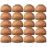 Teenitor Wig Caps, 20 Pack Stretchy Nylon Skin Tone Wig Application Caps for Women and Men - Brown