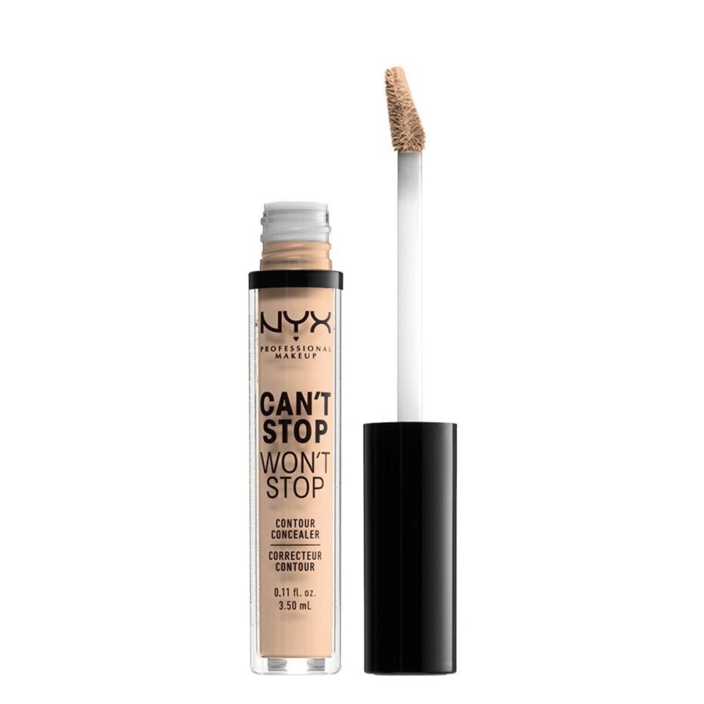 NYX PROFESSIONAL MAKEUP Can\'t Stop Won\'t Stop Contour Concealer, 24h Full Coverage Matte Finish - Vanilla NYX PROFESSIONAL MAKEUP Can\'t Stop Won\'t Stop Contour Concealer, 24h Full Coverage Matte Finish - Vanilla