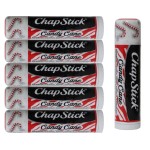 Candy Cane Chapstick Lip Balm, 6 Pieces