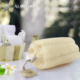 Almooni Egyptian Loofah Exfoliating Body Scrubber, Natural Real Egyptian Shower Loofah Sponge Body Scrubber for Women and Men, for Body and Face That Will Get You Clean - 3 Count (1 Pack) Almooni Egyptian Loofah Exfoliating Body Scrubber, Natural Real Egyptian Shower Loofah Sponge Body Scrubber for Women and Men, for Body and Face That Will Get You Clean - 3 Count (1 Pack)