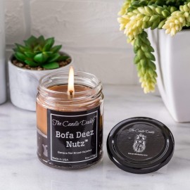 Bofa Deez Nutz- Funny- Banana Nut Bread n Hazelnut Vanilla- Scented Candle- Double Pour- 6 Ounce- 40 Hour Burn Time Bofa Deez Nutz- Funny- Banana Nut Bread n Hazelnut Vanilla- Scented Candle- Double Pour- 6 Ounce- 40 Hour Burn Time