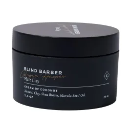 Blind Barber Bryce Harper Hair Clay for Men - Matte Water-Based Styling Product for Volume and Medium to Strong Hold (2.5 Oz) Blind Barber Bryce Harper Hair Clay for Men - Matte Water-Based Styling Product for Volume and Medium to Strong Hold (2.5 Oz)