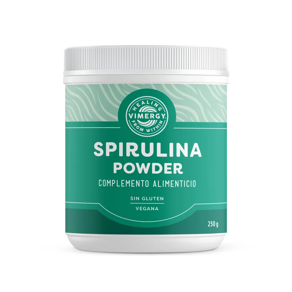 Vimergy Spirulina Powder - Concentrated Plant Protein Supports Immune Health & Cardiovascular Function - Vegan, Kosher, Gluten-Free - 250g Vimergy Spirulina Powder - Concentrated Plant Protein Supports Immune Health & Cardiovascular Function - Vegan, Kosher, Gluten-Free - 250g
