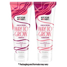 Not Your Mother\'s Way to Grow Shampoo and Conditioner (2-Pack) - 8 fl oz - Ideal for All Hair Types - Helps Cleanse, Moisturize, and Hydrate Dry and Damaged Hair Not Your Mother\'s Way to Grow Shampoo and Conditioner (2-Pack) - 8 fl oz - Ideal for All Hair Types - Helps Cleanse, Moisturize, and Hydrate Dry and Damaged Hair