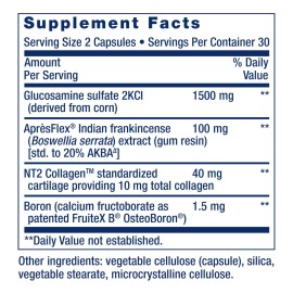 Life Extension ArthroMax Advanced NT2 Collagen & AprsFlex, glucosamine sulfate, Boswellia (Indian frankincense), joint health, mobility, gluten-free, non-GMO, 60 capsules Life Extension ArthroMax Advanced NT2 Collagen & AprsFlex, glucosamine sulfate, Boswellia (Indian frankincense), joint health, mobility, gluten-free, non-GMO, 60 capsules