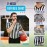 Murray Sporting Goods Men\'s V-Neck Referee Shirt | Mens Official Short Sleeve Pro-Style V-Neck Officiating Halloween Costume (Large)