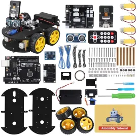 ELEGOO UNO R3 Smart Robot Car Kit V4 for Arduino Robotics for Kids Ages 8-12 12-16 STEM Science Kits Coding Gifts for 8 9 10 11 12 13 14 15 16 Year Old Boys Girls Teens Cool Engineering Building Toys ELEGOO UNO R3 Smart Robot Car Kit V4 for Arduino Robotics for Kids Ages 8-12 12-16 STEM Science Kits Coding Gifts for 8 9 10 11 12 13 14 15 16 Year Old Boys Girls Teens Cool Engineering Building Toys