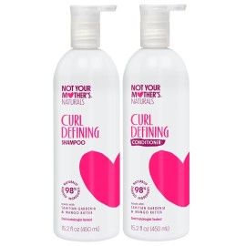 Not Your Mother\'s Naturals Curl Defining Shampoo and Conditioner (2 Pack) - 98% Naturally Derived Ingredients - All Hair Types - Gardenia Mango Butter Not Your Mother\'s Naturals Curl Defining Shampoo and Conditioner (2 Pack) - 98% Naturally Derived Ingredients - All Hair Types - Gardenia Mango Butter