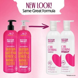 Not Your Mother\'s Naturals Curl Defining Shampoo and Conditioner (2 Pack) - 98% Naturally Derived Ingredients - All Hair Types - Gardenia Mango Butter Not Your Mother\'s Naturals Curl Defining Shampoo and Conditioner (2 Pack) - 98% Naturally Derived Ingredients - All Hair Types - Gardenia Mango Butter
