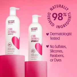 Not Your Mother\'s Naturals Curl Defining Shampoo and Conditioner (2 Pack) - 98% Naturally Derived Ingredients - All Hair Types - Gardenia Mango Butter Not Your Mother\'s Naturals Curl Defining Shampoo and Conditioner (2 Pack) - 98% Naturally Derived Ingredients - All Hair Types - Gardenia Mango Butter