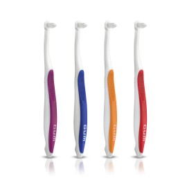 GUM End Tuft Toothbrush - Extra Small Head for Hard-to-Reach Areas - Implants, Back Teeth, and Wisdom Teeth - Soft Dental Brush for Adults (6pk) GUM End Tuft Toothbrush - Extra Small Head for Hard-to-Reach Areas - Implants, Back Teeth, and Wisdom Teeth - Soft Dental Brush for Adults (6pk)