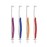GUM End Tuft Toothbrush - Extra Small Head for Hard-to-Reach Areas - Implants, Back Teeth, and Wisdom Teeth - Soft Dental Brush for Adults (6pk)