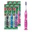 GUM Monsterz Jr Kids Toothbrush, Soft Bristled Childrens Toothbrush with Su Countion Cup, for Ages 5+, 1 Count (Pack of 6)