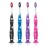 GUM Monsterz Jr Kids Toothbrush, Soft Bristled Childrens Toothbrush with Su Countion Cup, for Ages 5+, 1 Count (Pack of 6)