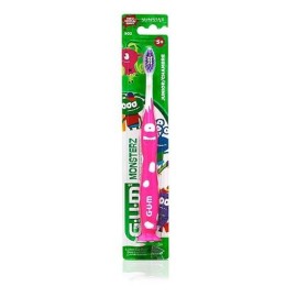 GUM Monsterz Jr Kids Toothbrush, Soft Bristled Childrens Toothbrush with Su Countion Cup, for Ages 5+, 1 Count (Pack of 6) GUM Monsterz Jr Kids Toothbrush, Soft Bristled Childrens Toothbrush with Su Countion Cup, for Ages 5+, 1 Count (Pack of 6)