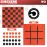 HI-Q Checkers & Tic-Tac-Toe Board Game for Kids: Unleash The Fun with Interlocking Pieces & Foldable Design