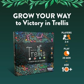Trellis - Strategic Board Game | Perfect for Game Nights, Parties, and Casual Hangouts Components | Easy to Learn, Fun to Master | Ideal for 2-4 Players