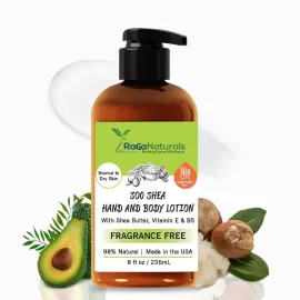 RaGaNaturals Natural Unscented Body Lotion for Dry Skin with Shea Butter and Vitamin E & B5 - Hydrating, Nourishing, Fragrance Free Hand Moisturizer With Organic Essence - For Women, Men, Kids - 8 Oz RaGaNaturals Natural Unscented Body Lotion for Dry Skin with Shea Butter and Vitamin E & B5 - Hydrating, Nourishing, Fragrance Free Hand Moisturizer With Organic Essence - For Women, Men, Kids - 8 Oz