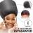 Hooded Hair Dryer w/A Headband Integrated That Reduces Heat Around Ears & Neck - Hair Dryer Hooded Diffuser Cap for Curly, Speeds Up Drying Time, Safety Deep Conditioning At Home - Portable, Large