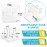 Outlet Covers Babepai 38-Pack White Child Proof Electrical Protector Safety Improved Baby Safety Plug Covers