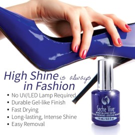 Seche Vive Gel Effect Top Coat Nail Polish for Manicure and Pedicure, 0.5oz Boxed, 2 pack Seche Vive Gel Effect Top Coat Nail Polish for Manicure and Pedicure, 0.5oz Boxed, 2 pack
