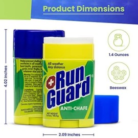 Anti-Chafing Stick - Made with 100% Plant-Based Ingredients Plus Beeswax. Works for All Distance Runners from 5K Walks/Runs to 100 Mile Ultra Marathons (1.4oz - Pack of 1) Anti-Chafing Stick - Made with 100% Plant-Based Ingredients Plus Beeswax. Works for All Distance Runners from 5K Walks/Runs to 100 Mile Ultra Marathons (1.4oz - Pack of 1)