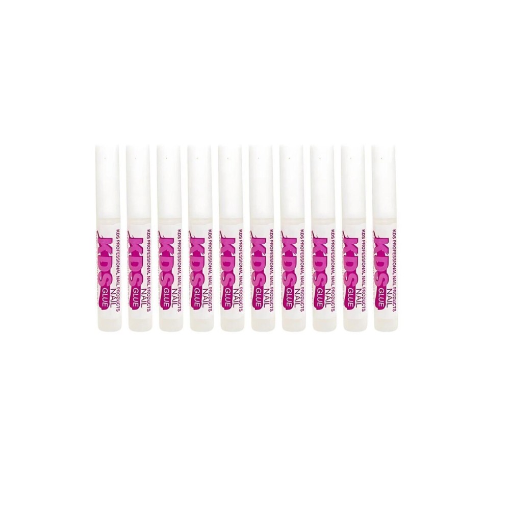 KDS Nail Glue for Professional Fake Nail Art & Design 10pcs Nail Tip Extension Glue KDS Nail Glue for Professional Fake Nail Art & Design 10pcs Nail Tip Extension Glue