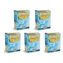 5 Packs Dragon Shield Matte Clear Standard Size 100 ct Card Sleeves Value Bundle! 5 Packs Dragon Shield Matte Clear Standard Size 100 ct Card Sleeves Value Bundle!