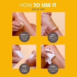 Nad\'s 100% Natural Sugar Wax Kit, Vegan, Hypoallergenic, No-heat Formula Waxing Sugar Paste, Includes 6 Wooden Spatulas, 10 Reusable 100% Cotton Strips, 1 Pre-wax Cleansing Soap & Sugar Wax 6oz Nad\'s 100% Natural Sugar Wax Kit, Vegan, Hypoallergenic, No-heat Formula Waxing Sugar Paste, Includes 6 Wooden Spatulas, 10 Reusable 100% Cotton Strips, 1 Pre-wax Cleansing Soap & Sugar Wax 6oz