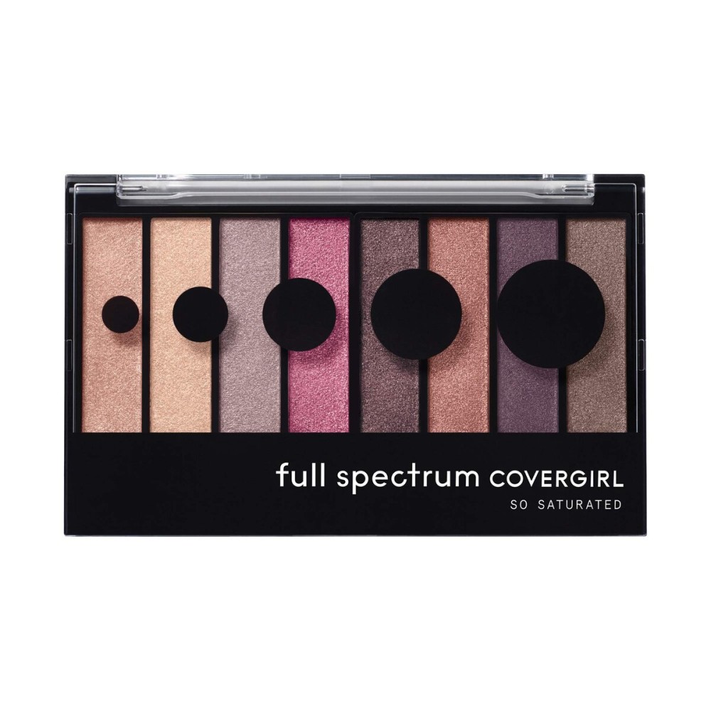 COVERGIRL So Saturated Shadow Palettes, Posh, 0.22 Ounce COVERGIRL So Saturated Shadow Palettes, Posh, 0.22 Ounce