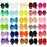 WillingTee Headbands 6 Inch 30 Colors Boutique Grosgrain Ribbon Hair Bows Big Baby Girls Bows Headbands for Baby Girls Infants Toddler Kids Teens and Children