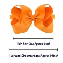WillingTee Headbands 6 Inch 30 Colors Boutique Grosgrain Ribbon Hair Bows Big Baby Girls Bows Headbands for Baby Girls Infants Toddler Kids Teens and Children WillingTee Headbands 6 Inch 30 Colors Boutique Grosgrain Ribbon Hair Bows Big Baby Girls Bows Headbands for Baby Girls Infants Toddler Kids Teens and Children