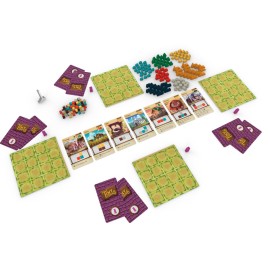 AEG Tiny Towns | Award-Winning Abstract Strategy Board Game | Plan and Construct a Thriving Town | Puzzly City Building | 1-6 Players | Ages 14+